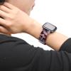AWSMOR Compatible with Fitbit Versa 2 /Versa/Versa Lite Band Women men Resin Wristbands Strap with Metal Stainless Steel Buckle Replacement for Fitbit Versa 2 SmartwatchTortoise Stone view 3