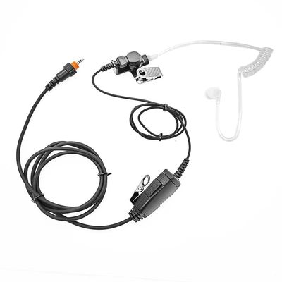 1 Pin Walkie Talkie Air Tube Earpiece with PTT Mic for Motorola Radios CLP1010 CLP1040 CLP1060,Acoustic Tube Radio Earpiece/Headset with PTT and Mic Surveillance Kit