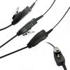 1 Pin Walkie Talkie Air Tube Earpiece with PTT Mic for Motorola Radios CLP1010 CLP1040 CLP1060,Acoustic Tube Radio Earpiece/Headset with PTT and Mic Surveillance Kit view 3