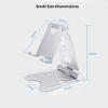 Zhubobo Universal Folding Aluminum Alloy Mount Holder Stand for iPad Cell Phone Tablet (Pink,Small Size 9cm) view 3