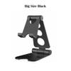 pickyegg.com Universal Folding Aluminum Alloy Mount Holder Stand for iPad Cell Phone Tablet (Black,Big Size 13.5cm) view 2