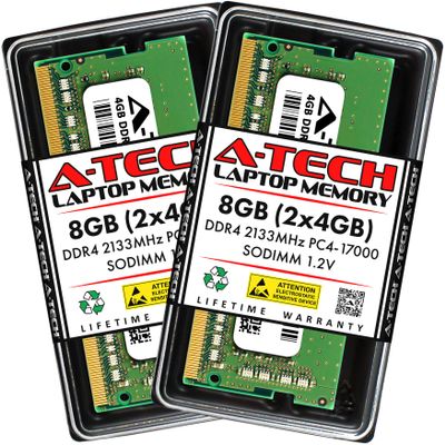 A-Tech 8GB Kit (2x4GB) RAM for Acer TravelMate P2 P249-MG | DDR4 2133MHz PC4-17000 SODIMM 260-Pin Memory Upgrade