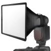 NEEWER Flash Diffuser Light Softbox 9" x 7", Universal, Collapsible with Storage Pouch Compatible with Canon Nikon Sony Godox Yongnuo NEEWER speedlight view 1