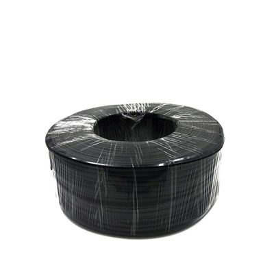Coorle Telephone Cord 1000 FT Flat Black Roll(305m), 7 * 0.12mm Phone Extension Cable for Electric Curtains, Telephone