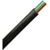 Coorle Telephone Cord 1000 FT Flat Black Roll(305m), 7 * 0.12mm Phone Extension Cable for Electric Curtains, Telephone view 2