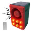 keeda Solar Motion Sensor Alarm 129dB Recording Shed Alarm with Remote Control Waterproof Sound & Strobe Light Siren Alarm Infrared Motion Detectors for Garage, Farm, Garden (1 Pcs) view 1