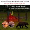 keeda Solar Motion Sensor Alarm 129dB Recording Shed Alarm with Remote Control Waterproof Sound & Strobe Light Siren Alarm Infrared Motion Detectors for Garage, Farm, Garden (1 Pcs) view 2
