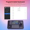 AVKANS PowerJoy PTZ Camera Joystick Controller, IP NDI PTZ Camera Controller Keyboard with 4D Joystick for Worship Church Live Streaming, NDI License Included (PTZ Controller with 5 inch Screen) view 4
