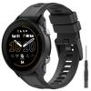 Ankersaila Soft Silicone Replacement Band Compatible with Garmin Forerunner 955 (Black) view 3