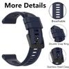 Ankersaila Soft Silicone Band Compatible with Garmin Forerunner 955/Forerunner 945/Forerunner 935/Instanct 2/Instanct/Descent G1/Fenix 6/Fenix 6 Pro/Fenix 5/Fenix 5 Plus (Navy) view 2