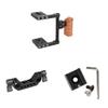 CAMVATE DSLR Video Camera Cage Stabilizer Rig + Cold Shoe Mount + 15mm Rod Clamp view 1