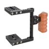 CAMVATE DSLR Video Camera Cage Stabilizer Rig + Cold Shoe Mount + 15mm Rod Clamp view 2