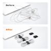CableCreation Cable Ties, Strong Back-Glue Self Adhesive Cable Straps, Cable Management Straps Hook Loop Cord Organizer Wire Ties for Office/Home/Kitchen/Workshop, Black 5 Pack view 4