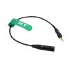 HangTon Audio Cable for Sennheiser EK 500 G4 Wireless Mic Receiver to Canon C70 Camera BMPCC 4K 6K Pro Video Assist Monitor, TA3 to Locking 3.5mm TRS view 4