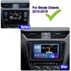 9 Inch 4/8-Core Android 11 Car Stereo GPS Head Unit Replacement for 2013 2014 2015 2016 2017 2018 Skoda Octavia with GPS Navigation Carplay Android Auto Bluetooth Multimedia Player view 2