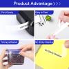 USUPERINK 20 Pack Compatible for Dymo D1 Label Tape 45010 S0720500 Refill Black on Clear 1/2 inch x 23 feet Labeling Tape for LabelManager PnP 160 210D 260P 280 360D 420P 450D ColorPop Label Maker view 3