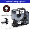 USUPERINK 20 Pack Compatible for Dymo D1 Label Tape 45010 S0720500 Refill Black on Clear 1/2 inch x 23 feet Labeling Tape for LabelManager PnP 160 210D 260P 280 360D 420P 450D ColorPop Label Maker view 4