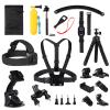 Kuptone Action Camera Accessory Kit for GoPro Hero 11/10/9/8/7/6/5, Insta360, DJI Osmo Action, AKASO (KPE-075) view 1