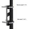 Universal Antenna Mount, Antenna Mast Pole Mount Adapter-Works with Starlink Steel Pole Clamp Bracket- Starlink Roof Mount view 3