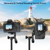 Andoer Portable Tripod Stand Aluminum Alloy 135cm/53in Max. Height 3kg Load Capacity with Phone Clamp Remote Shutter for Smartphone Vlog Live Streaming Product Photography view 4