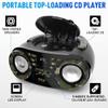 PYLE CD PLAYER PORTABLE, CD PLAYERS FOR HOME, PORTABLE CD PLAYER - 50 Watts Max Power, Bluetooth 5.0, AM/FM Stereo Radio, USB/AUX Input, Battery/AC Powered, Camouflage Design, Includes AC/DC Cord view 2