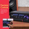 PyleUsa Bluetooth Computer Speaker Amplifier - 2x120 Watt Home Stereo Power Amplifier Home Audio Receiver System W/Blue Led Display, USB/SD, AUX, RCA, Headphone Jack - Remote - PCAU46BA.6 view 4