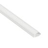 D-Line 15.7in TV Cord Hider, Patented Half Round Cable Cover, Hide Wall Mount TV Wires, Hinged One-Piece Cable Concealer, Adhesive, Decorative Raceway - 0.78in W x 0.39in H x 15.7in L - White view 1