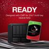 Seagate IronWolf Pro, 10 TB, Enterprise NAS Internal HDD CMR 3.5 Inch, SATA 6 Gb/s, 7,200 RPM, 256 MB Cache for RAID Network Attached Storage (ST10000NT001) view 3