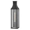 Hinkley Beacon Hill Large Narrow Wall Sconce w/Lumiglo, Museum Black view 1
