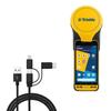 BoxWave Cable Compatible with Trimble TDC650 - AllCharge 3-in-1 Cable - Jet Black view 1