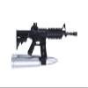 VMS Racing AR-15 M4 M16 Silver 50 Cal Caliber Bullet Antenna Anti-Theft and Reception Booster Heavy Gauge CNC Billet Aluminum Short Compatible with Dodge Ram 1500 2500 3500 94-08 1994-2008 view 2