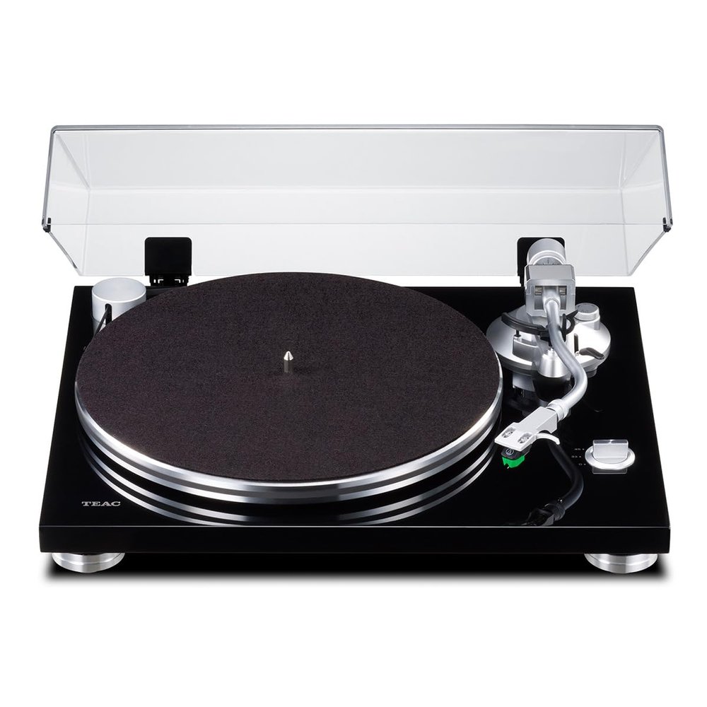TEAC TN-3B-SE Manual Belt-Drive Turntable, Piano Black