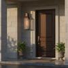 Hinkley Beacon Hill Large Tall Wall Mount Outdoor Lantern, Aluminum, Clear Seedy Glass, Old World Charm, LED Bulb Included, Blackened Copper Finish view 2