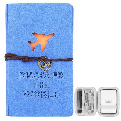 Holds 180 Photos 2x3 Photo Album Book + Fujifilm Instax Mini Link Printer Hard Case