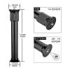Andoer Universal 2 Sections Extendable Carbon Fiber Pole Tripod Extension Pole Max Height 32cm/12.6in with 1/4in Screw for Tripod Monopod view 4