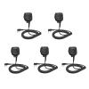5 Pack KMC-45D KMC-45 Heavy Duty Military Spec Speaker Microphone with Earpiece Jack Compatible for NX220 NX240 NX340 NX-1200 NX-1300 TK-208 TK-240 TK-250 TK-255 TK-260 TK-270 TK-278 Radio KMC-21 view 1
