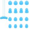 Blue Ear Tips Replacement for Beats Flex Earbuds, JNSA 8 Pairs Replacement Eartips Ear Tip Compatible with Beats Flex, 4 Size 16PCS Silicone Earbuds Tip Ear Cap, Blue view 1
