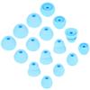 Blue Ear Tips Replacement for Beats Flex Earbuds, JNSA 8 Pairs Replacement Eartips Ear Tip Compatible with Beats Flex, 4 Size 16PCS Silicone Earbuds Tip Ear Cap, Blue view 3