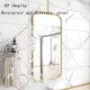 Luyckfrazy Bathroom Ceiling Hanging Mirror Washroom Makeup Shaving Rectangular Hanging Rod Mirror 40cmx70cm 50cmx70cm Customizable Metal Boom Hanging Mirror (Size : 40cmx70cm) view 2