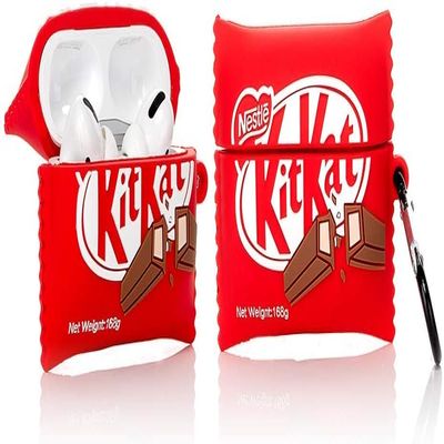 (1 Pack) BGAANM Cute Cartoon Airpods Pro Case Silicone Cover with Keychain, Funny Skin Design Headphones Charging Case Protective Cover Accessories Compatible for Airpods Pro