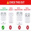 (1 Pack) BGAANM Cute Cartoon Airpods Pro Case Silicone Cover with Keychain, Funny Skin Design Headphones Charging Case Protective Cover Accessories Compatible for Airpods Pro view 2