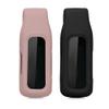 kwmobile 2X Clip Holders Compatible with Fitbit Inspire 3 / Inspire 2 / Ace 3 - Clip-On Holder Replacement Set - Black/Dark Rose view 4