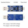Taidacent USB to TTL UART Converter Module USB to Serial Port Adapter Board 1.8V 2.5V 3.3V 5V Level CH340 CP2102 Flash Machine (CP2102 Three-Level) view 3