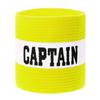 ONLYKXY Captain Armbands 9x30CM/3.54x11.81inch Adjustable Leader Armband for Soccer Basketball Volleyball Team Competition Coach Players Wrist Arm Bands (Yellow + White, 1) view 1