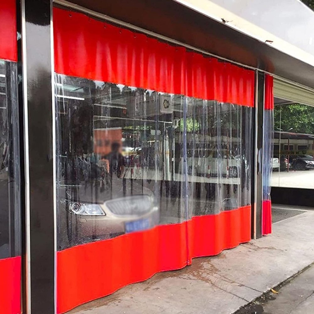 Transparent Tarpaulin Side Panels,Outdoor Waterproof Tarp Rain Curtain,Clear Pvc Plastic Tarpaulin Sheet,Partition Curtains,With Grommets,for Garden Pergola Porch Gazebo,WH-2.32.5m(7.5*8.2ft)
