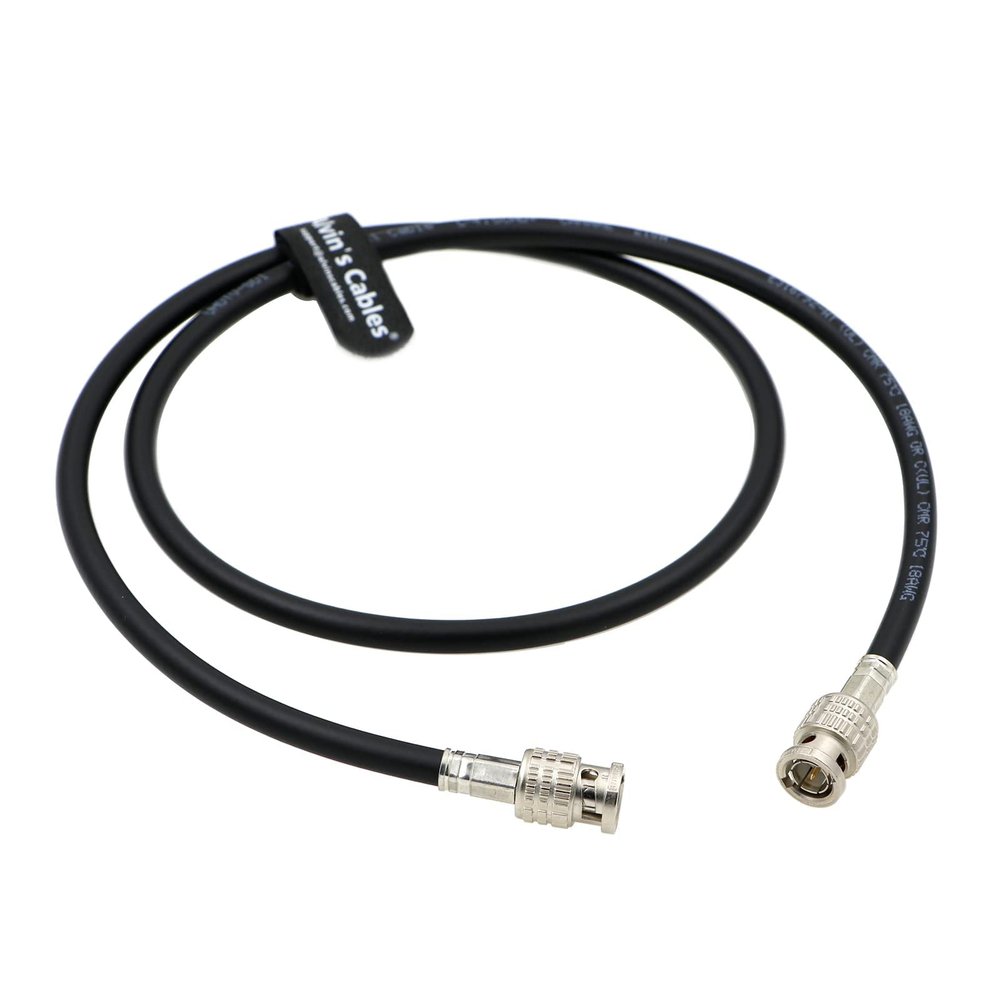 Alvins Cables 12G BNC HD SDI Coaxial Cable 75Ohm 4K UHD BNC Male to Male Video Cable 1m/39.7Inches