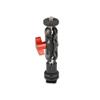 CAMVATE 1/4"-20 Ball Head Extension Arm with Shoe Mount + Cold Shoe Mount + Universal Cheese Plate view 2
