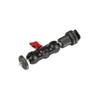 CAMVATE 1/4"-20 Ball Head Extension Arm with Shoe Mount + Cold Shoe Mount + Universal Cheese Plate view 4