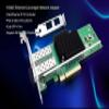 10Gb PCI-E NIC Network Card Dual SFP+ Port Ethernet Converged LAN Adapter CNA Compatible with Intel X710-DA2 PCI Express x8/x16 Networking Server Support Windows/Linux/VMware view 3