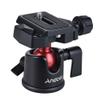 Andoer Andoer Mini Ball Head Ballhead Tabletop Tripod Stand Adapter Panoramic Photography Head with Quick Release Plate for DSLR Mirrorless Camera Camcorder view 1